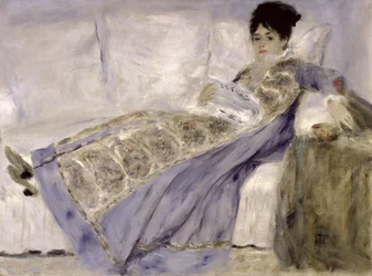 Madame Monet en un sofá, c.1874